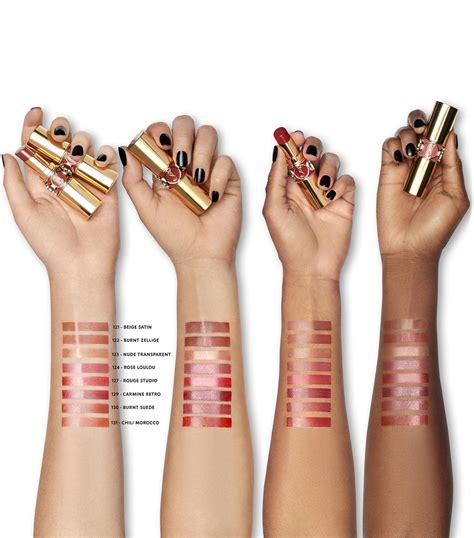 ysl rouge volupté shine in 11|YSL rouge volupte shine swatches.